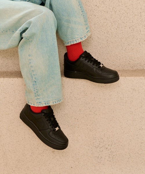 【ナイキ】（22.5）スニーカー エアフォース1 DD8959-001 ブラック 楽天市場】NIKE WMNS AIR FORCE 1 '07 BLACK/BLACK DD8959-001