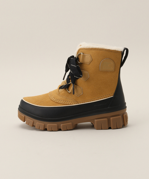 SOREL(ソレル)の「SOREL/ソレル デイボリ5ウォータープルーフ(ブーツ・レディース・ブラック/ベージュ・23cm/23.5cm/24cm/24.5cm/25cm)」の3枚目の写真