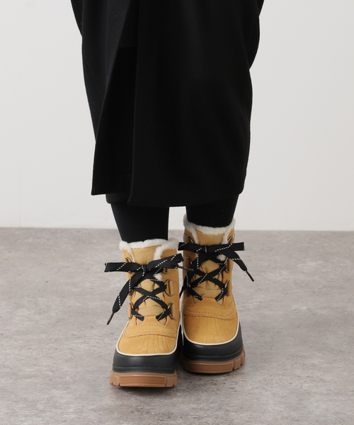 SOREL(ソレル)の「SOREL/ソレル デイボリ5ウォータープルーフ(ブーツ・レディース・ブラック/ベージュ・23cm/23.5cm/24cm/24.5cm/25cm)」の16枚目の写真