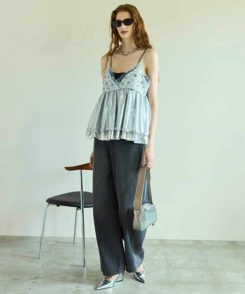 Shining Tiered Camisole Tunic/シャイニングティアードキャミ