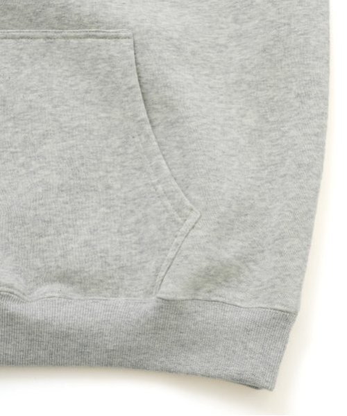 GLAZOS（グラソス）の「【毛玉になりにくいしっかり暖か素材】裏起毛・フードプリントプルオーバーパーカー（スウェット・キッズ・ホワイト/ブルー/グレー/ブラック・S/M/L/LL）」の13枚目の写真