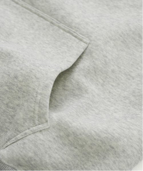 GLAZOS（グラソス）の「【毛玉になりにくいしっかり暖か素材】裏起毛・フードプリントプルオーバーパーカー（スウェット・キッズ・ホワイト/ブルー/グレー/ブラック・S/M/L/LL）」の14枚目の写真