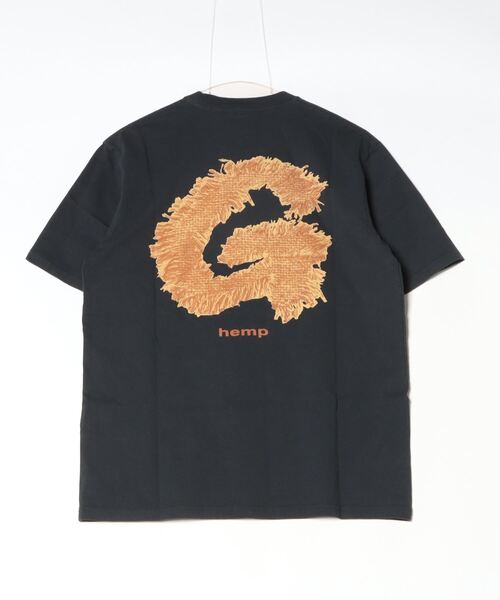【EXCLUSIVE】G-HEMP TEE (VINTAGE BLACK) | GヘンプTシャツ（Tシャツ/カットソー）｜Gramicci（グラミチ）