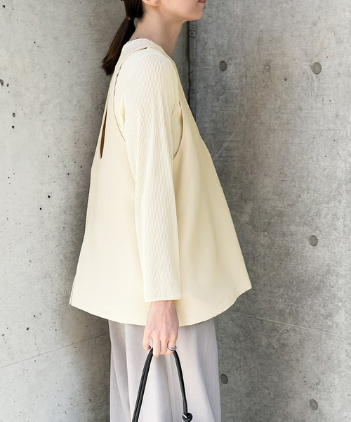 Uネックデザインベスト（ベスト）｜select MOCA（セレクトモカ）の