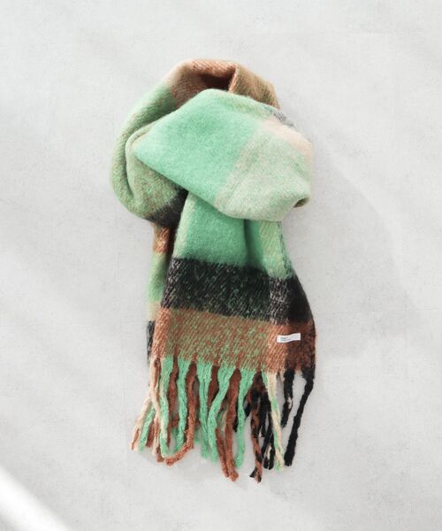 CRAFT STANDARD BOUTIQUE（クラフトスタンダードブティック）の「チェックストール（ストール/ショール・レディース・レッド/ブラウン/グリーン/ブルー・FREE）」の13枚目の写真