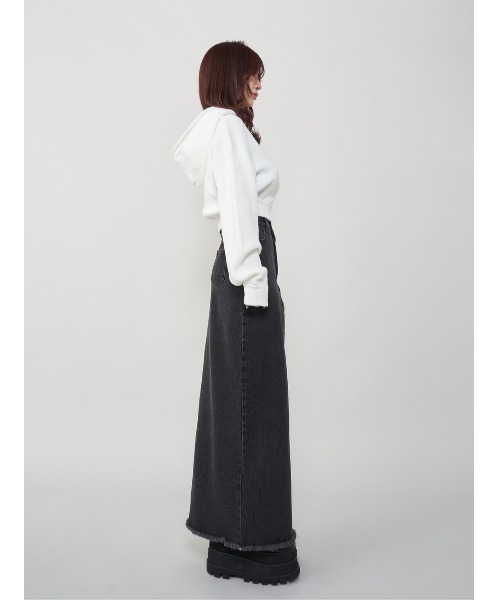 Darich フロントオープンデニムロングスカート フロントオープンデニムロングスカート – Darich (ダーリッチ)