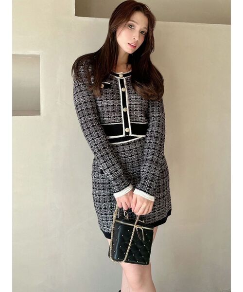 Theory 19SS ツイードニット Theory - Theory 19ss ツイードノーカラージャケットの通販 by yu♡'s