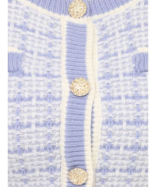 RESEXXY（リゼクシー）の「ツイードニットバイカラートップス【セットアップ着用可能】（ニット/セーター・レディース・ブラック/ブルー/ホワイト・FREE）」の19枚目の写真