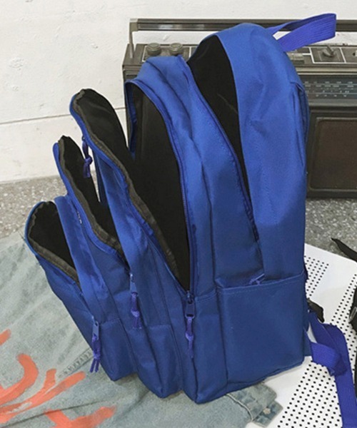 Miniministore(ミニミニストア)の「リュックサック レディース 大容量(バックパック/リュック・レディース・ブラック/ブルー・FREE)」の12枚目の写真