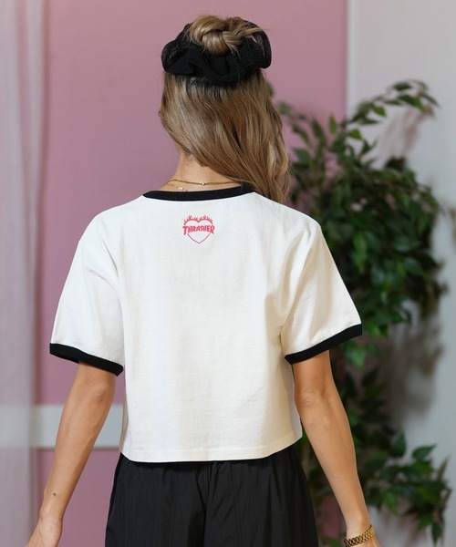 THRASHER(スラッシャー)の「THRASHER/スラッシャー アイラブTシャツ 252TH2ST031(Tシャツ/カットソー・レディース・ホワイト/ブラック・M/L)」の9枚目の写真