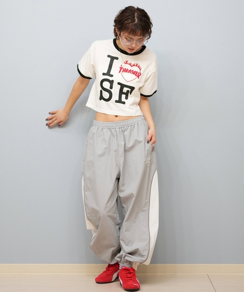 THRASHER(スラッシャー)の「THRASHER/スラッシャー アイラブTシャツ 252TH2ST031(Tシャツ/カットソー・レディース・ホワイト/ブラック・M/L)」の5枚目の写真