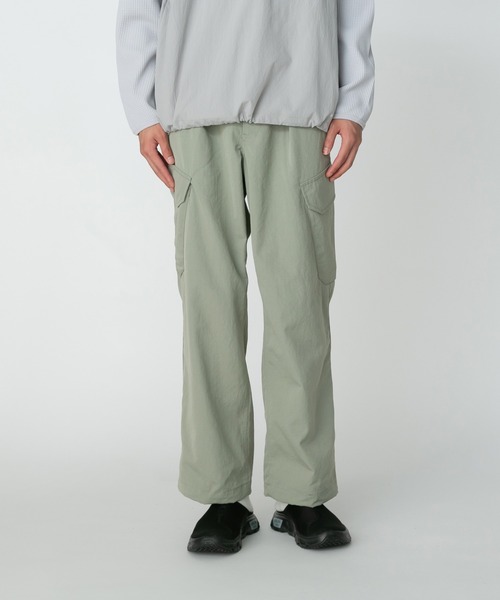 Snow Peak（スノーピーク）の「TAKIBI Weather Cloth Pants 難燃（カーゴパンツ・メンズ・ブラック/ライトオリーブ/ダークベージュ・S/M/L/XL）」の10枚目の写真