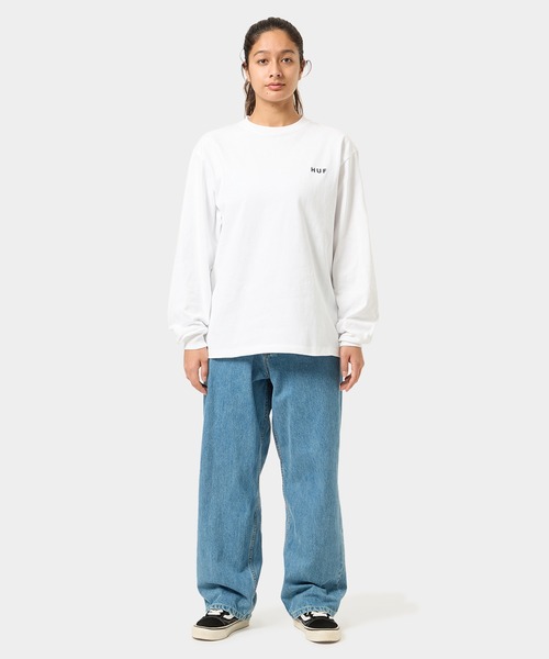 ☆HUF（ハフ）☆ THE LADIES EMB L/S TEE   (長袖シャツ） Amazon | [ハフ] グラフィックプリント 長袖プリントTシャツ