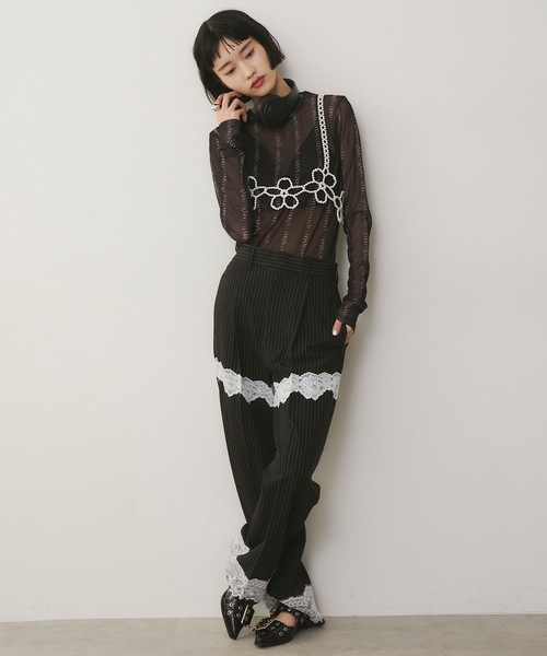 VIOLETTA(ヴィオレッタ)の「パールフラワービスチェ(サスペンダー・レディース・ホワイト・FREE)」の15枚目の写真
