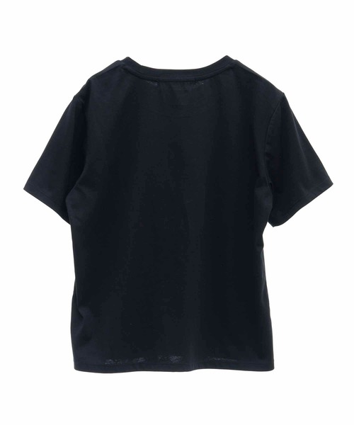 31 Sons de mode(トランテアン ソン ドゥ モード)の「フラワーフォトTシャツ(Tシャツ/カットソー・レディース・ブラック/オフホワイト・フリー)」の8枚目の写真