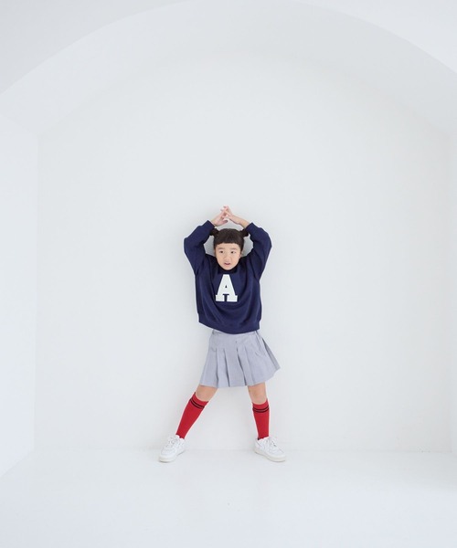 LOWRYS FARM（ローリーズファーム）の「カラープリーツスカート　289623（スカート・キッズ・ブラック/グレー・110cm/120cm/130cm/140cm/150cm）」の17枚目の写真