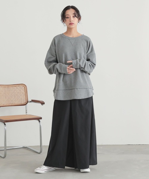 n'OrLABEL（ノアールレーベル）の「『スカート見えパンツ』（その他パンツ・レディース・ベージュ/ブラック/グレー・2/1）」の19枚目の写真