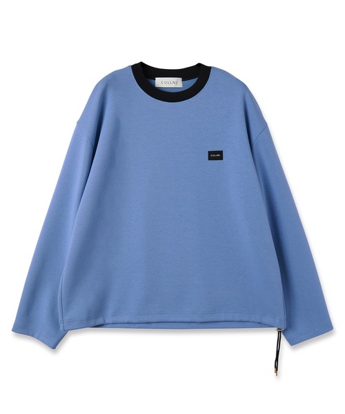 セール】Cotton Double Knit Embroidery Patch Drawstring Long
