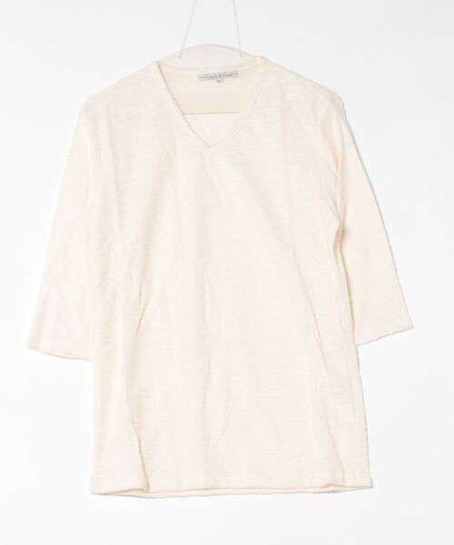 B.I.D.(ビーアイディー)の「《Growth by Grail》Vネックデザイン7分カットソー(Tシャツ/カットソー・メンズ・その他1/その他3・LARGE/MEDIUM)」の2枚目の写真