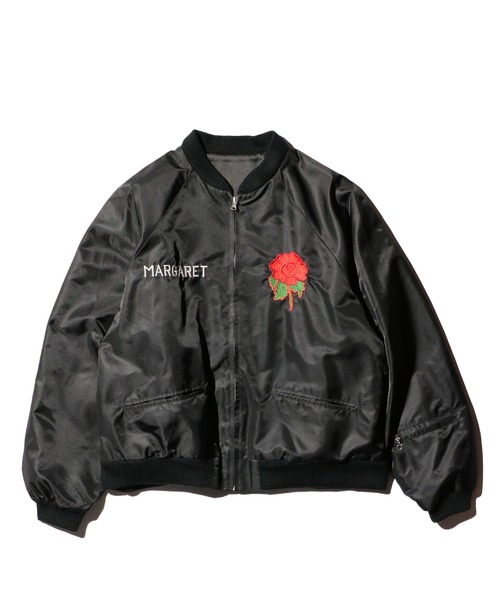 美品 THRIFTY LOOK パッチワーク ジャケット ミリタリー ブラック セール】THRIFTY LOOK / スリフティールック REVERSIBLE