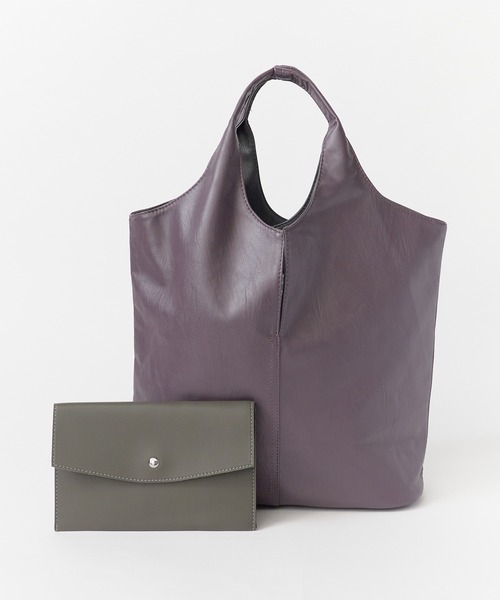 セール】Handbag with clutch bag/ クラッチバッグ付き トートバッグ