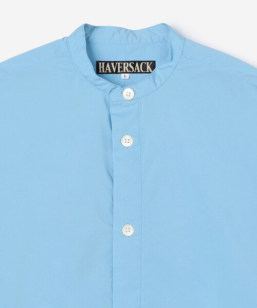 HAVERSACK(ハバーザック)の「HAVERSACK | 〈別注〉バンドカラーシャツ MEN(シャツ/ブラウス・メンズ・サックスブルー/ベージュ・L/M)」の11枚目の写真