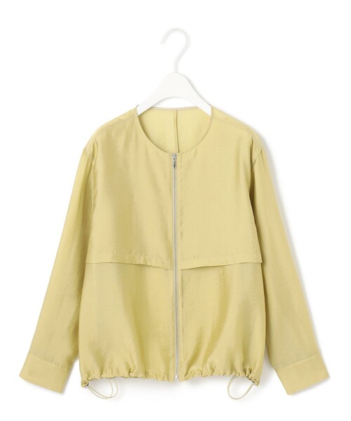 リヨセルナイロンワッシャー ノーカラーブルゾン（ブルゾン）｜ICB