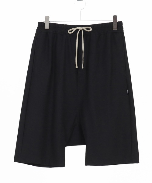 ADAM PATEK（アダムパテック）の「ADAMPATEK/ripple sarouel short pants/リップルサルエルショートパンツ（その他パンツ・メンズ・ブラック/チャコール・1/2）」の3枚目の写真