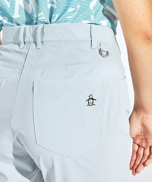 MUNSINGWEAR(マンシングウェア)の「【le coq sportif GOLF】撥水/ストレッチインサイドメッシュ9分丈パンツ ゴルフウェア(その他パンツ・レディース・グレー/ブラック・S/M/L/XL/3L)」の5枚目の写真