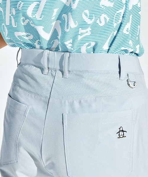 MUNSINGWEAR(マンシングウェア)の「【le coq sportif GOLF】撥水/ストレッチインサイドメッシュ9分丈パンツ ゴルフウェア(その他パンツ・レディース・グレー/ブラック・S/M/L/XL/3L)」の7枚目の写真