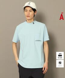 ADABAT STREAM（アダバットストリーム）の「UVカット/吸水速乾 モックネックポケットT（Tシャツ/カットソー）」