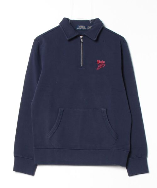 【POLO RALPH LAUREN】刺繍ループバックフリースパーカー セール】エンブロイダリー ループバック フリース フーディ