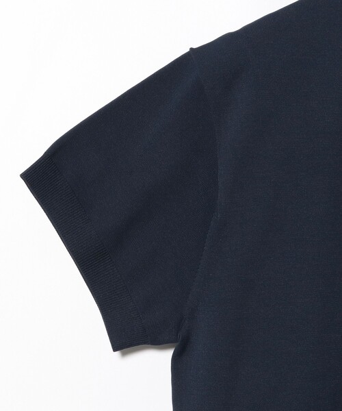 BEAMS GOLF(ビームスゴルフ)の「〈WOMEN〉B.G.THREE / ALL-TIME モックネック ニット(Tシャツ/カットソー・レディース・ネイビー/ブラック・MEDIUM/LARGE)」の16枚目の写真