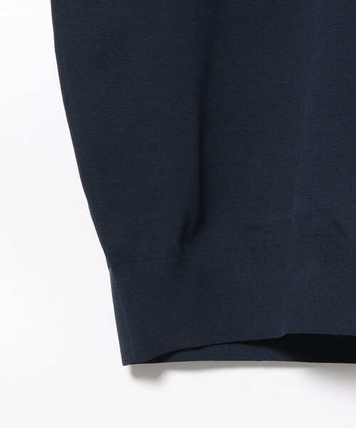 BEAMS GOLF(ビームスゴルフ)の「〈WOMEN〉B.G.THREE / ALL-TIME モックネック ニット(Tシャツ/カットソー・レディース・ネイビー/ブラック・MEDIUM/LARGE)」の17枚目の写真
