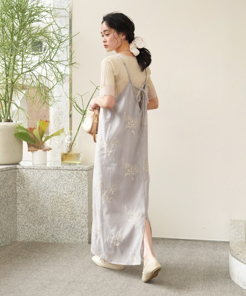 正規品♡スフレ♡BEARワンピース♡ベージュ フラワーレースショルダーワンピース ¥2,750 2color S-XL