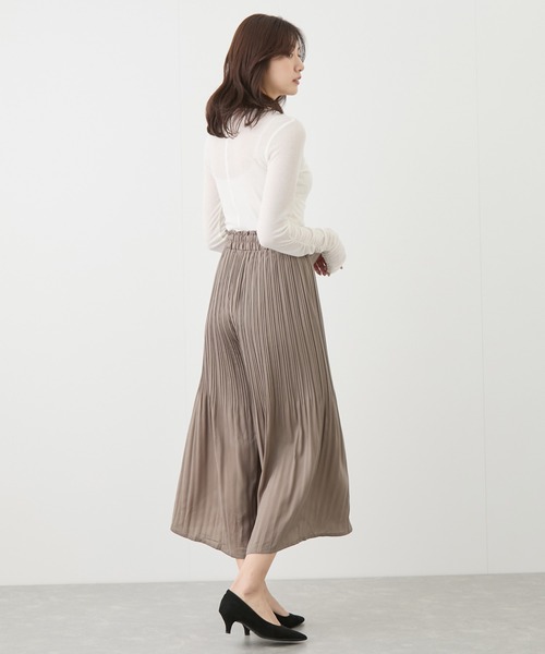 Jayro（ジャイロ）の「ビンテージサテン消しプリーツパンツ（その他パンツ・レディース・チャコールグレー/オフホワイト/ブルー/ブラック/グレー系その他/ピンク・M）」の22枚目の写真