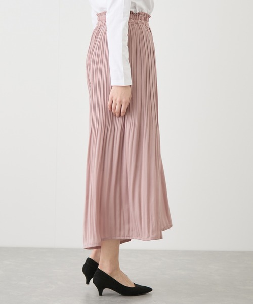 Jayro（ジャイロ）の「ビンテージサテン消しプリーツパンツ（その他パンツ・レディース・チャコールグレー/オフホワイト/ブルー/ブラック/グレー系その他/ピンク・M）」の20枚目の写真