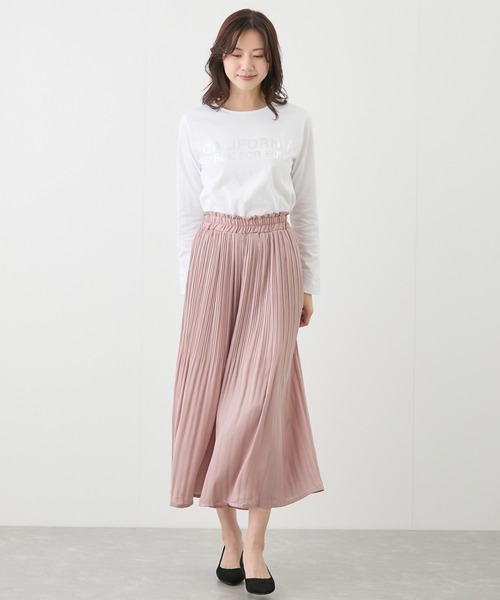 Jayro（ジャイロ）の「ビンテージサテン消しプリーツパンツ（その他パンツ・レディース・チャコールグレー/オフホワイト/ブルー/ブラック/グレー系その他/ピンク・M）」の18枚目の写真