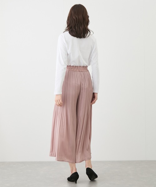 Jayro（ジャイロ）の「ビンテージサテン消しプリーツパンツ（その他パンツ・レディース・チャコールグレー/オフホワイト/ブルー/ブラック/グレー系その他/ピンク・M）」の16枚目の写真