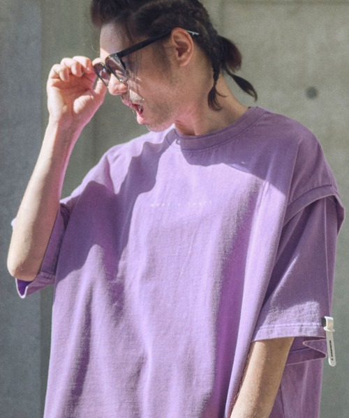 ADAM PATEK(アダムパテック)の「mta554-paranoid sleeveless ノースリーブ(その他トップス・メンズ・ブラック/ホワイト/パープル・2/1)」の10枚目の写真