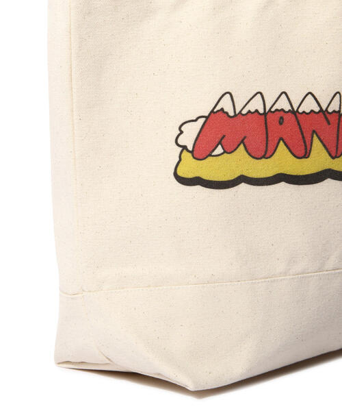 MANASTASH（マナスタッシュ）の「MANASTASH/マナスタッシュ/TOON MT. LOGO 2WAY TOTE BAG（トートバッグ・メンズ・ナチュラル・F）」の8枚目の写真