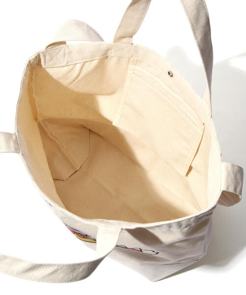 MANASTASH（マナスタッシュ）の「MANASTASH/マナスタッシュ/TOON MT. LOGO 2WAY TOTE BAG（トートバッグ・メンズ・ナチュラル・F）」の11枚目の写真