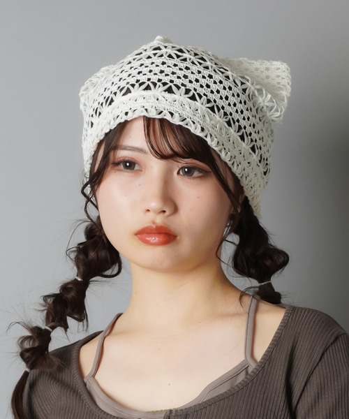 完売品 新作  新品同様  yarden猫耳風ニットキャップ PORIN 楽天市場】【送料無料】帽子 ニット帽 ネコ耳 猫耳 レディース
