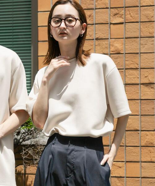 SENSE OF PLACE by URBAN RESEARCH（センスオブプレイスバイアーバンリサーチ）の「『一部WEB限定カラー』『ユニセックス』ダンボールポンチショートスリーブTシャツ（Tシャツ/カットソー・メンズ・ライトグレー/ブルー/ネイビー/ホワイト/ブルー系その他/チャコールグレー/ブラック/ライトベージュ・MEDIUM/LARGE）」の10枚目の写真