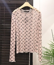 UP START（アップスタート）の「【 B'day / ビーデー 】ムーンプリントシアートップス（Tシャツ/カットソー）」