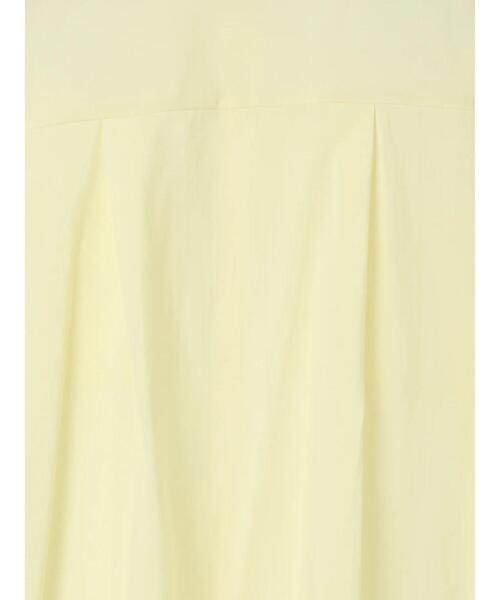 Te chichi TERRASSE（テチチテラス）の「メタルボタンドロストシャツ《2025spring catalog item》（シャツ/ブラウス・レディース・イエロー/チャコールグレー/オフホワイト・F）」の4枚目の写真