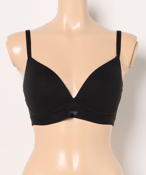 Sloggi（スロギー）の「スロギー ゴービビッド ハーフトップ【S,M,Lサイズ】 sloggi GO Vivid Top JX（ブラジャー・レディース・ブラック/ピンク/ホワイト・S/L/M）」の6枚目の写真