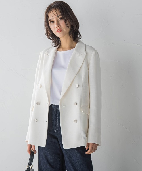 LAUTREAMONT（ロートレアモン）の「ベーシックロングスリーブT≪接触冷感/洗濯機で洗える≫（Tシャツ/カットソー・レディース・ホワイト/ホワイト系その他/ブラック系その他・9号）」の4枚目の写真