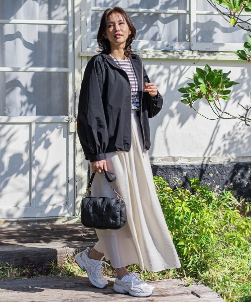 LAUTREAMONT（ロートレアモン）の「ベーシックロングスリーブT≪接触冷感/洗濯機で洗える≫（Tシャツ/カットソー・レディース・ホワイト/ホワイト系その他/ブラック系その他・9号）」の10枚目の写真