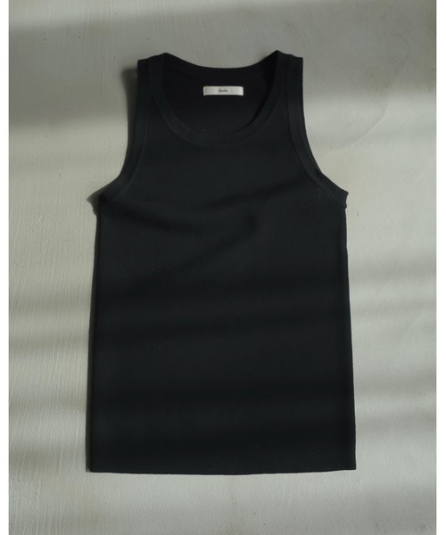 anuke(アンヌーク)の「Highgauge Knit Tanktop(タンクトップ・レディース・ブラウン/ブルー系その他/ブラック/クリーム・FREE)」の20枚目の写真